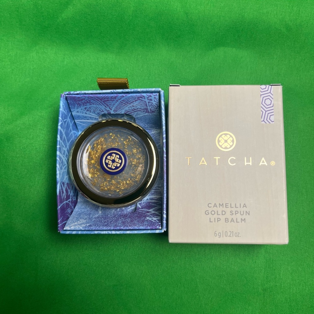 Tatcha Gold Spun Camellia Lip Balm